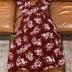 Cute Floral Print Dress